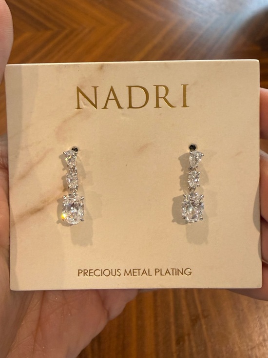 Nadri Jewelry - Nadri Emilia Oval Drop Earrings